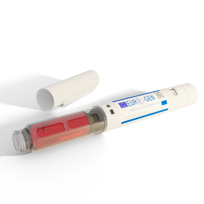 Euro-Gen MQ-NAD-C (NAD+/5-Amino-1MQ/MOTS-C) Pre-mixed Pen Combo, 200/50/10mg